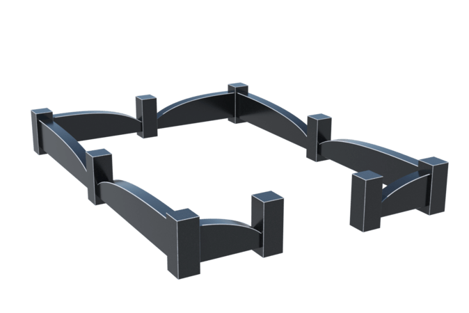 Цоколи на могилу в&nbsp;Жигулевске | Цоколь на могилу №0038