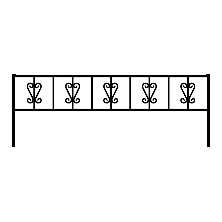 Металлические оградки, столы, скамейки в&nbsp;Жигулевске | Оградка №8
