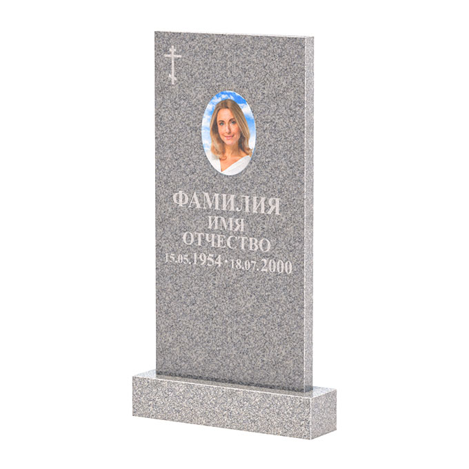 Памятники из цветного гранита в&nbsp;Жигулевске | Памятник из Сибирского гранита прямой