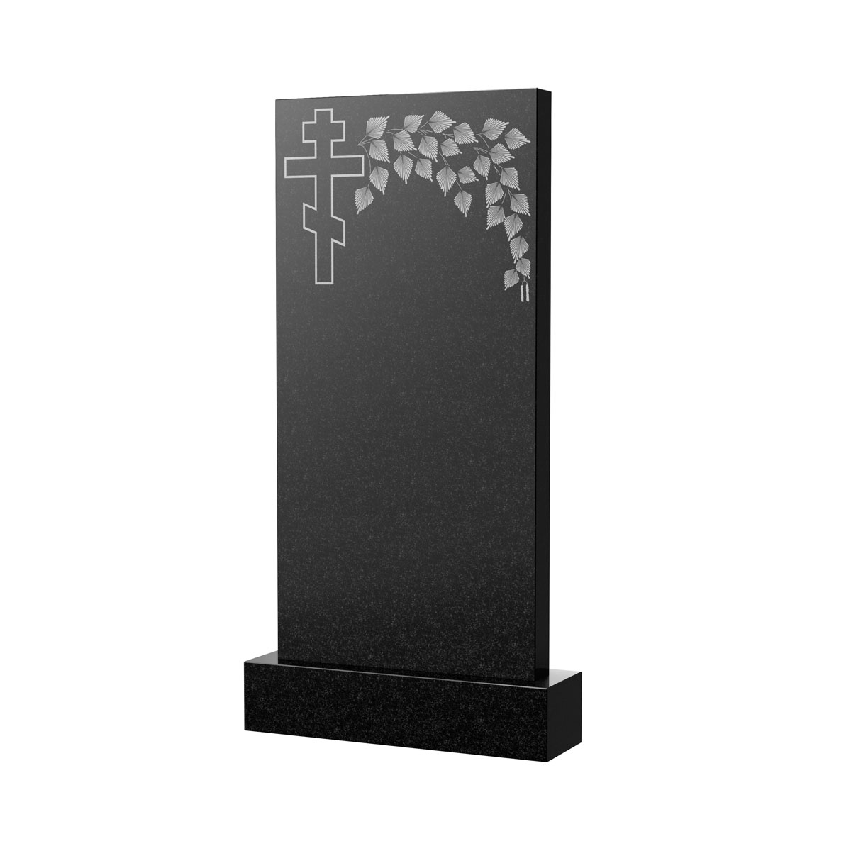 Художественное оформление памятника в&nbsp;Жигулевске | Художественное оформление на гранитную стелу, рисунок ВХО-033