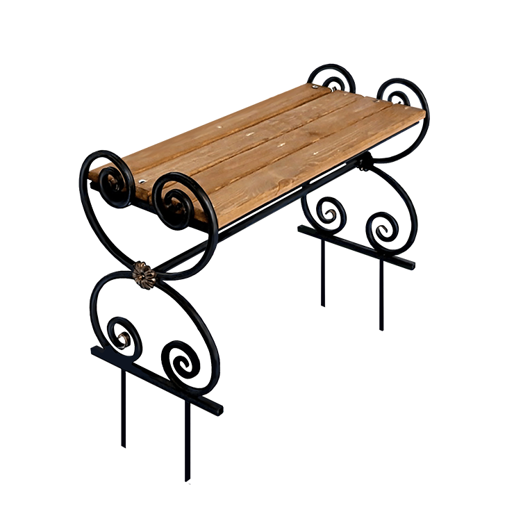 Кованые изделия в&nbsp;Жигулевске | Кованая скамейка СТ.001