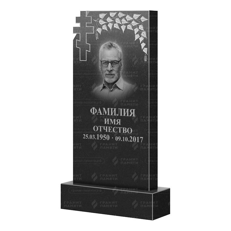 Памятники из гранита с деревом в&nbsp;Жигулевске | Гранитный памятник ФГ-202