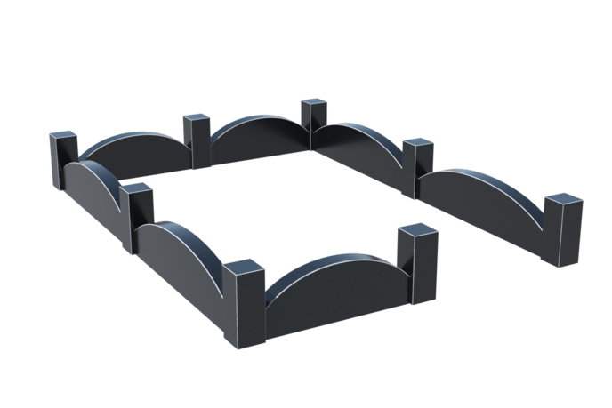 Цоколи на могилу в&nbsp;Жигулевске | Цоколь на могилу №0001