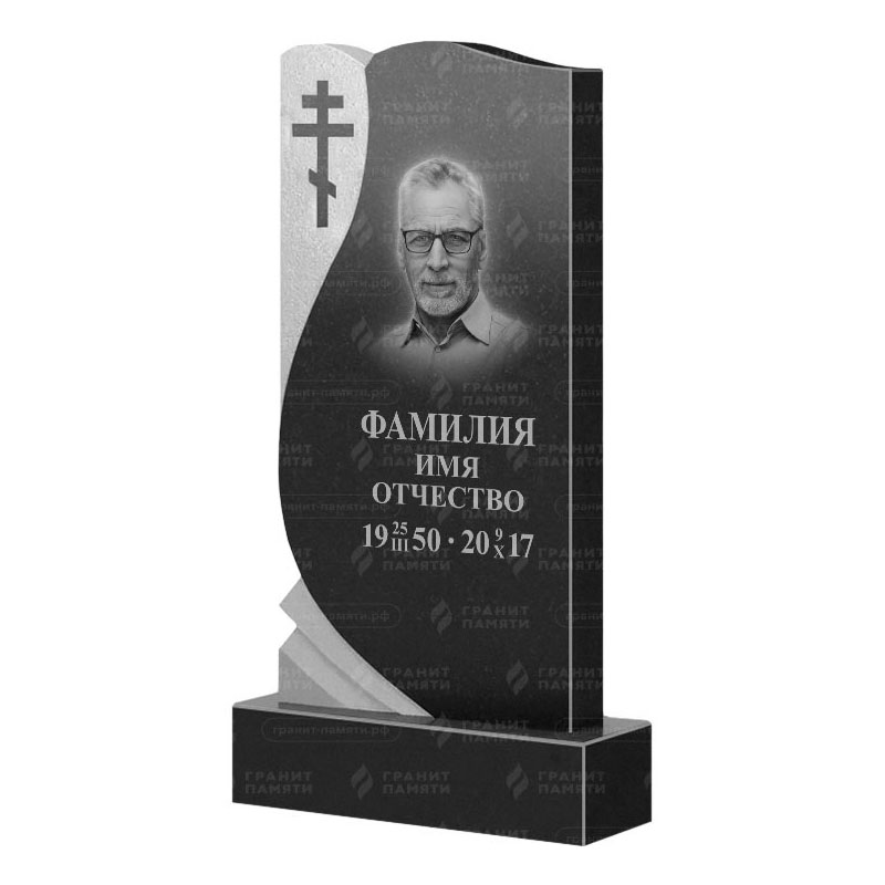 Памятники из гранита вертикальные в&nbsp;Жигулевске | Гранитный памятник ФГ-169