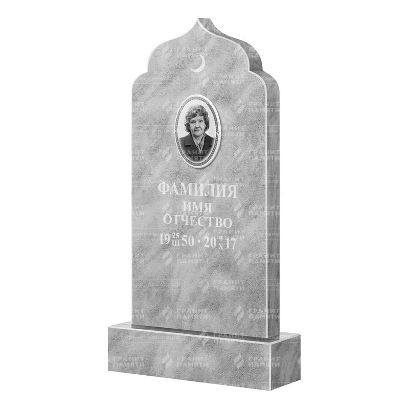Бюджетные памятники в&nbsp;Жигулевске | Мраморный памятник ФМ-037