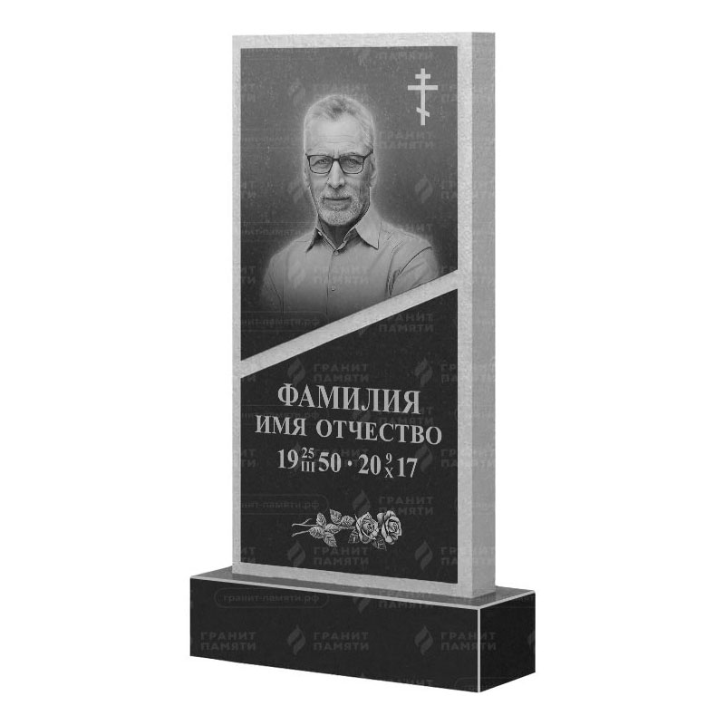 Памятники из гранита вертикальные в&nbsp;Жигулевске | Гранитный памятник ФГ-164