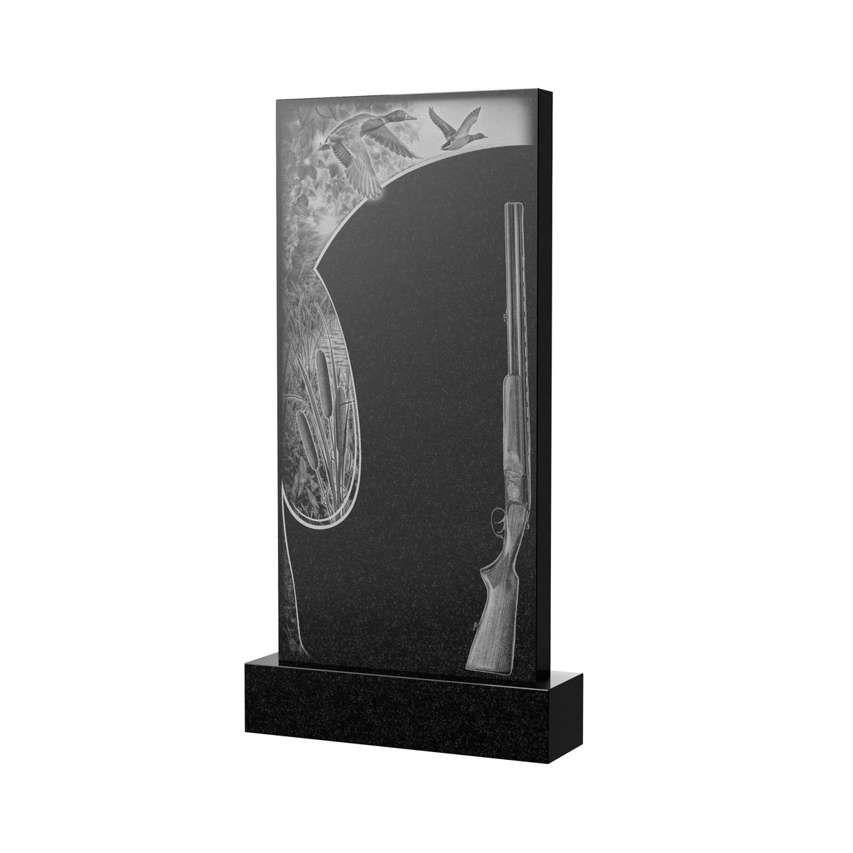 Художественное оформление памятника в&nbsp;Жигулевске | Художественное оформление на гранитную стелу, рисунок ВХО-052