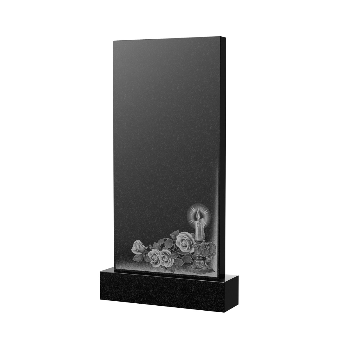 Художественное оформление памятника в&nbsp;Жигулевске | Художественное оформление на гранитную стелу, рисунок ВХО-050