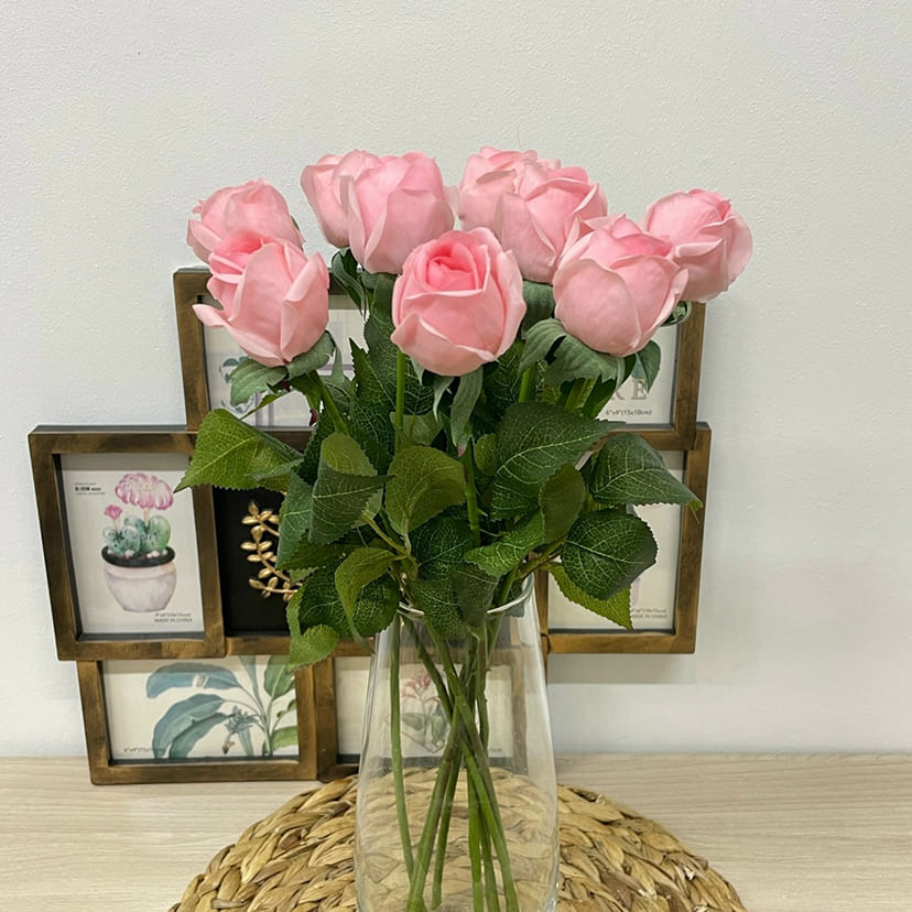 Искусственные цветы в Жигулевске | Цветок искусственный «Роза», нежно-розовая, одиночный