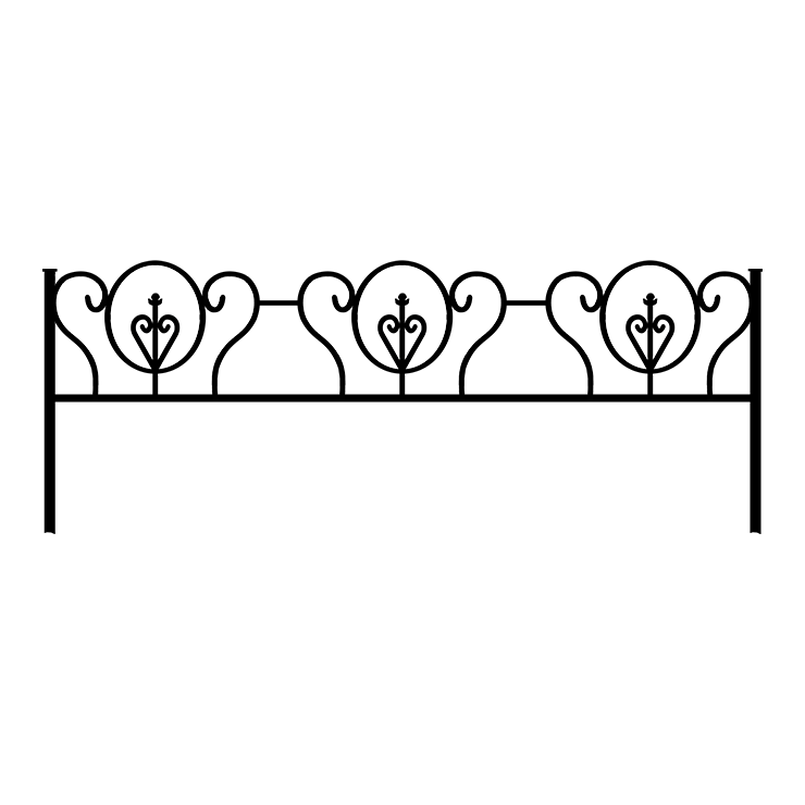 Металлические оградки, столы, скамейки в&nbsp;Жигулевске | Оградка №3