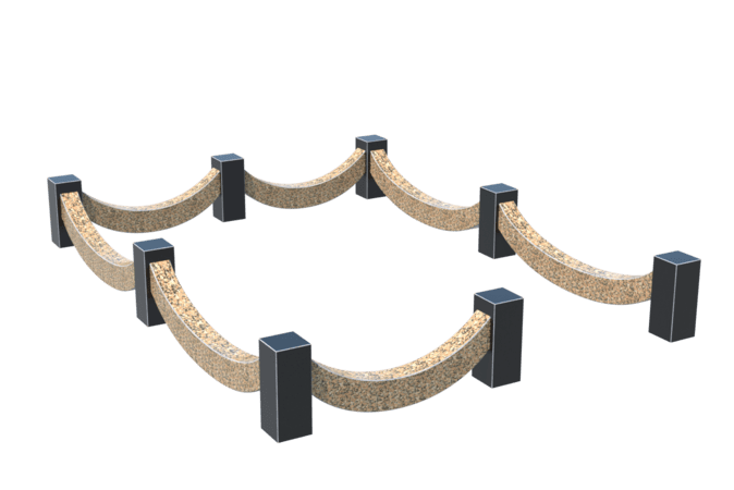 Цоколи на могилу в&nbsp;Жигулевске | Цоколь на могилу №0028