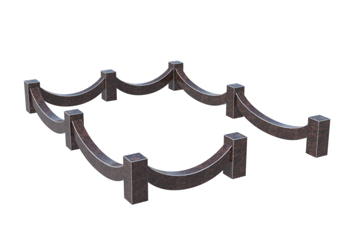 Цоколи на могилу в&nbsp;Жигулевске | Цоколь на могилу №0025