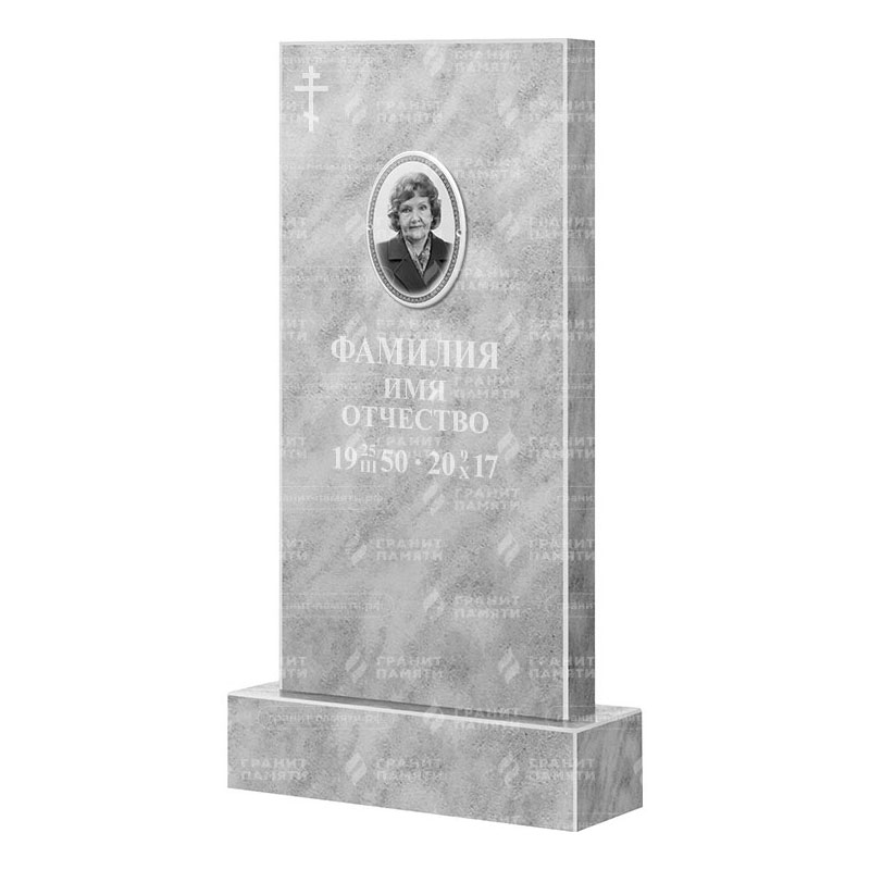 Памятники из мрамора в&nbsp;Жигулевске | Мраморный памятник, прямой