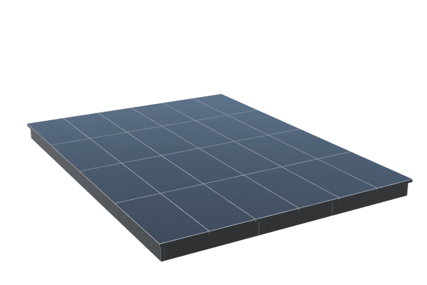 Площадки на могилу в&nbsp;Жигулевске | Площадка с вертикальной (10 см) облицовкой гранитом Габбро