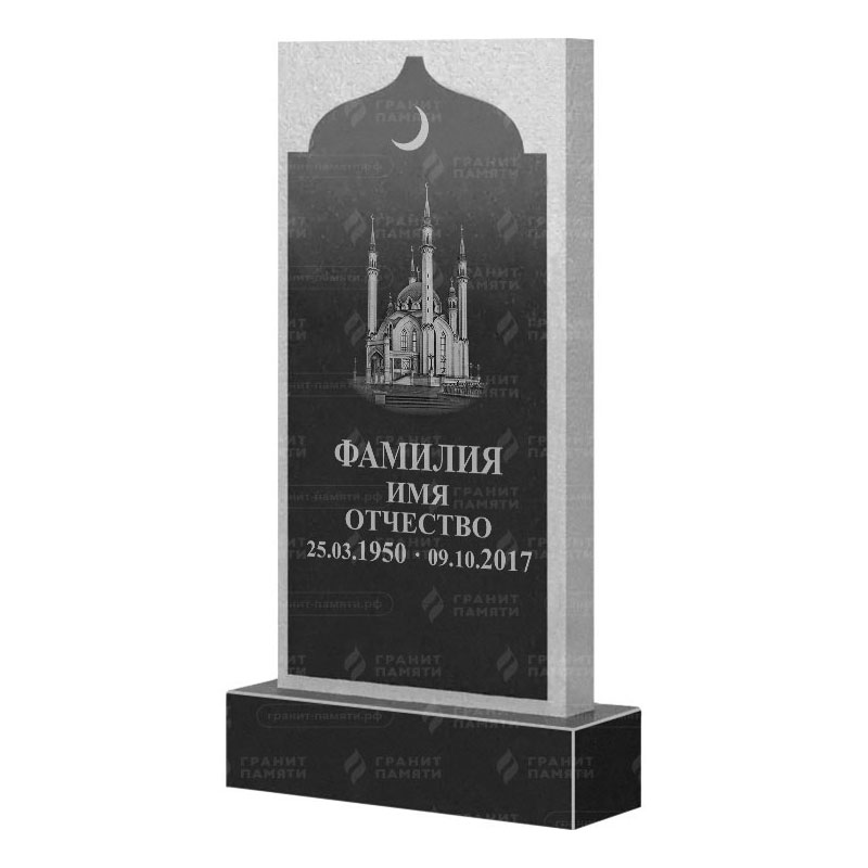 Мусульманские памятники на могилу в&nbsp;Жигулевске | Гранитный памятник ФГ-167