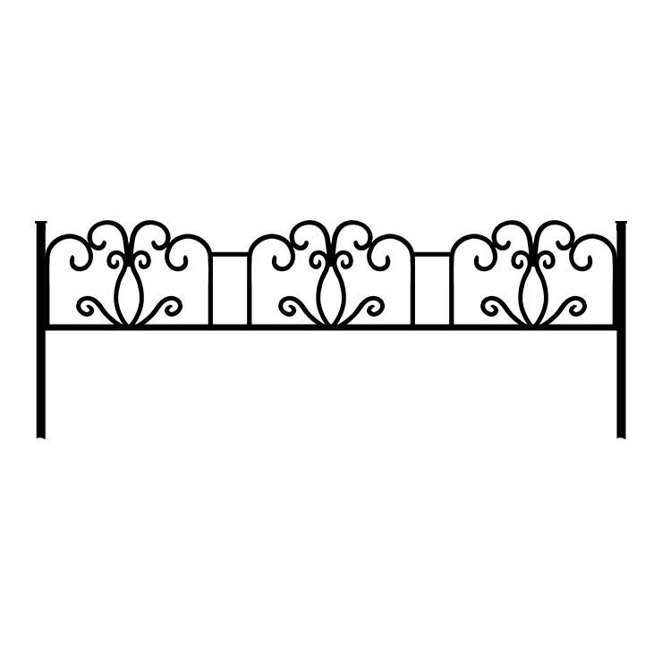 Металлические оградки, столы, скамейки в&nbsp;Жигулевске | Оградка №4