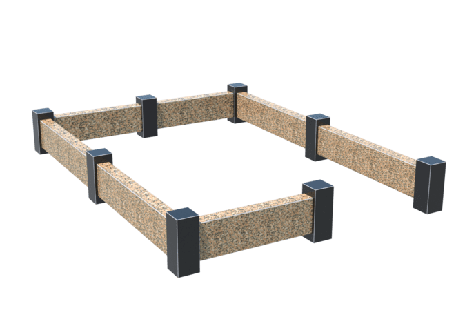 Цоколи на могилу в&nbsp;Жигулевске | Цоколь на могилу №0037