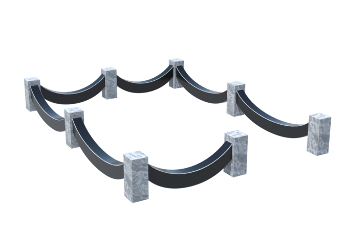 Цоколи на могилу в&nbsp;Жигулевске | Цоколь на могилу №0023