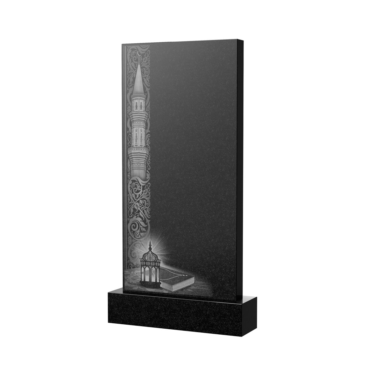 Художественное оформление памятника в&nbsp;Жигулевске | Художественное оформление на гранитную стелу, рисунок ВХО-038