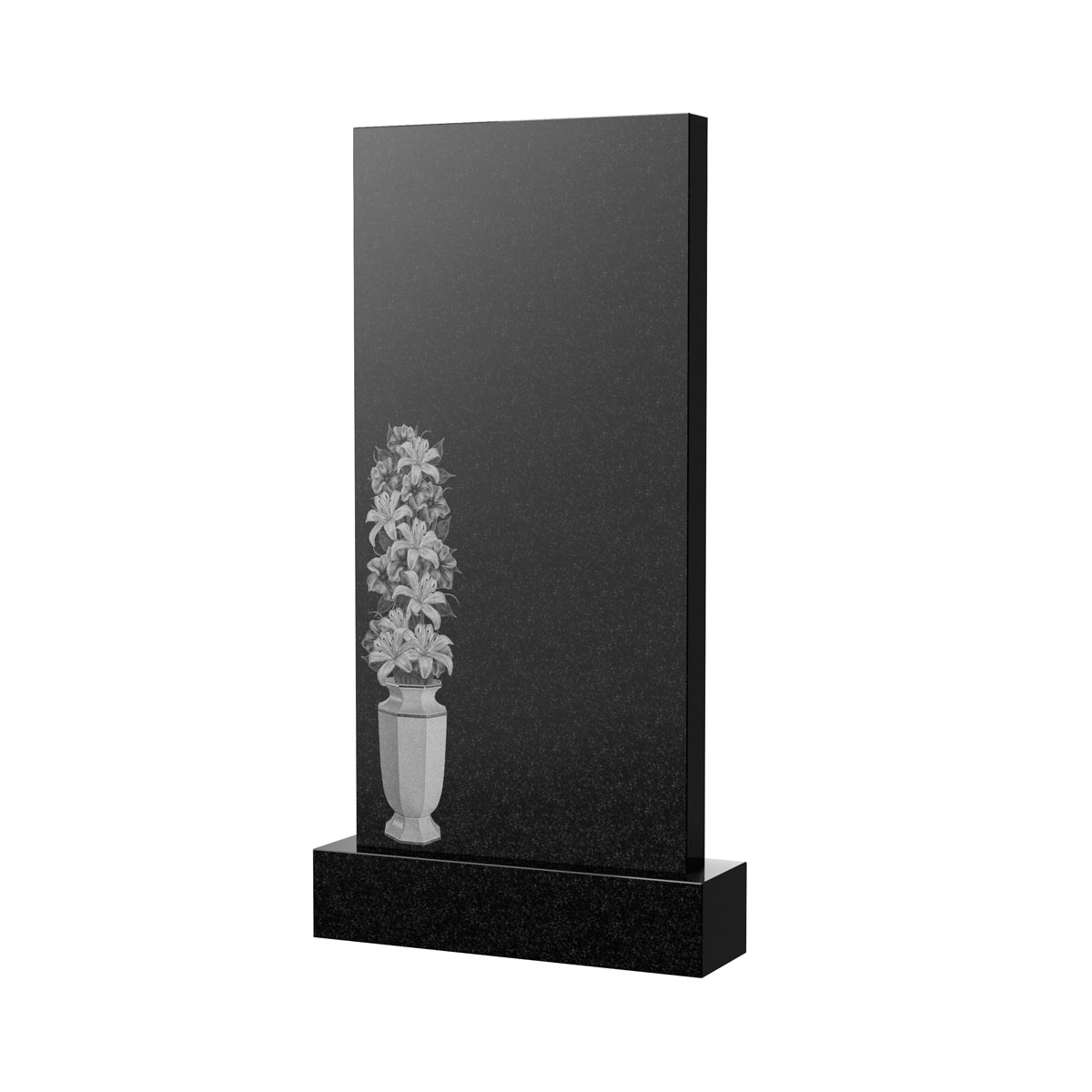 Художественное оформление памятника в&nbsp;Жигулевске | Художественное оформление на гранитную стелу, рисунок ВХО-057