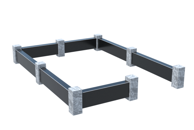 Цоколи на могилу в&nbsp;Жигулевске | Цоколь на могилу №0032