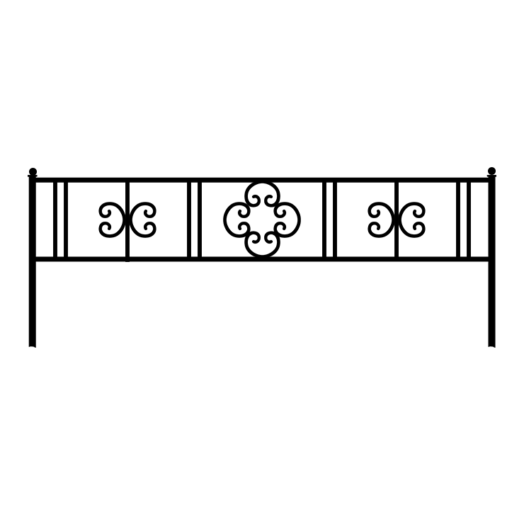 Кованые изделия в&nbsp;Жигулевске | Кованая оградка ОГ.006