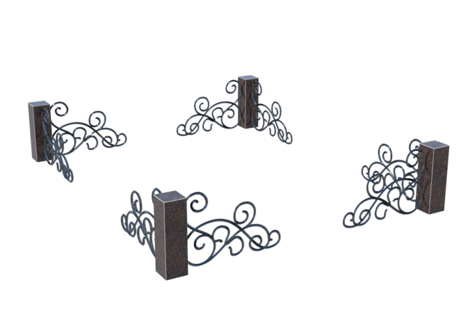 Цоколи на могилу в&nbsp;Жигулевске | Цоколь на могилу №0048